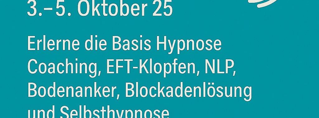 Hypnose Seminar im Oktober