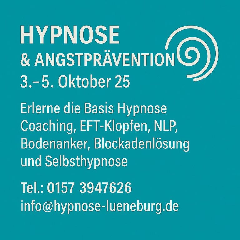Hypnose Seminar im Oktober