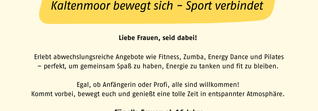 Frauensporttag in Lüneburg am 06.09.2025