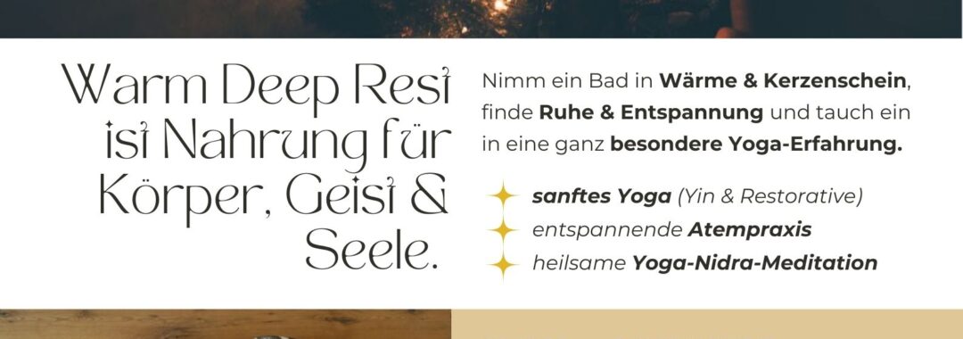 Warm Deep Rest Yoga in Lüneburg, Laura Paulini