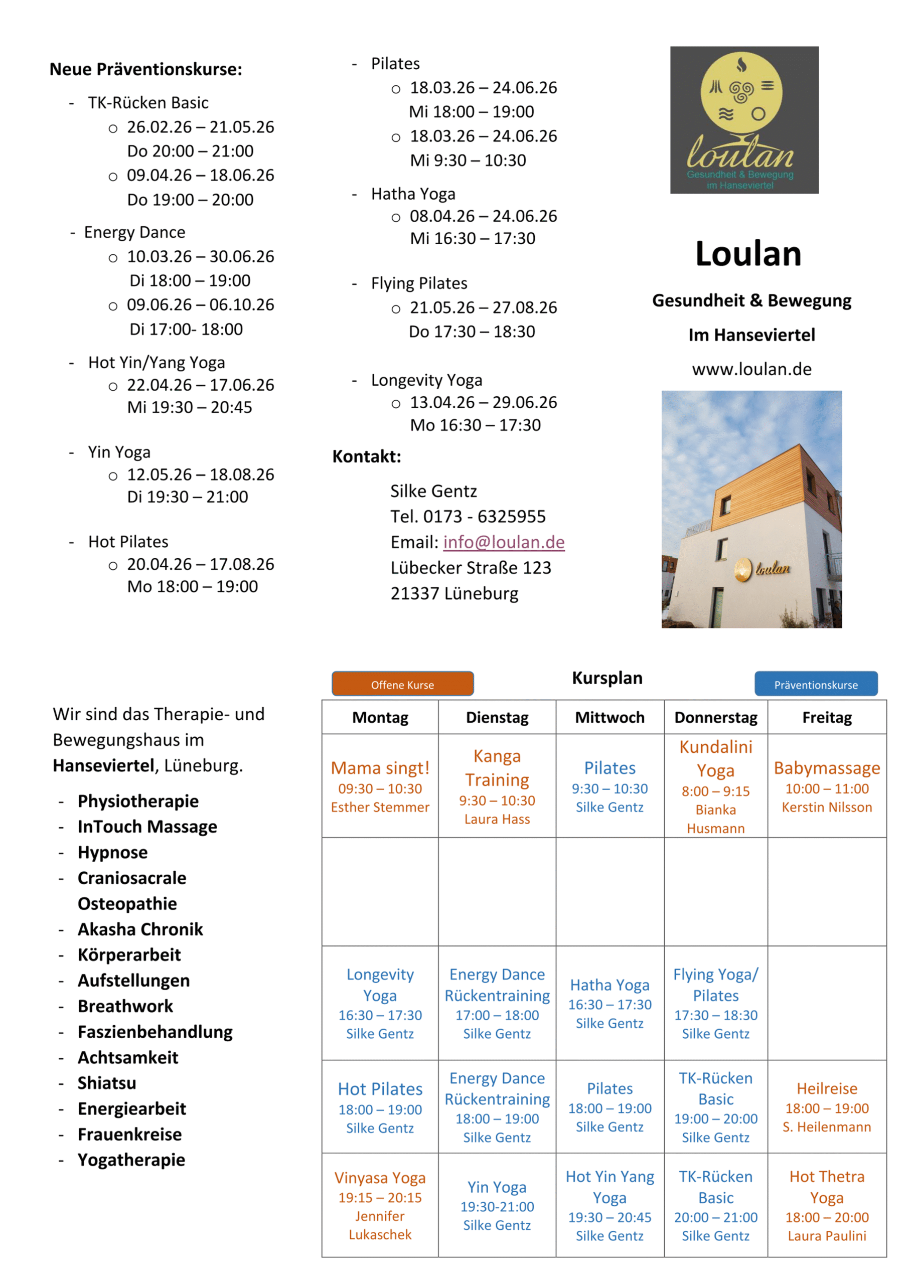 loulan kursplan märz